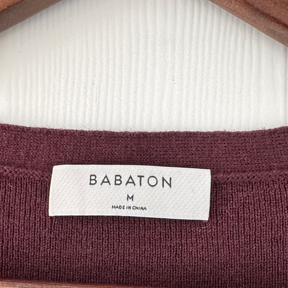 Babaton Rich Burgundy Knit Top - Picture 2 of 9